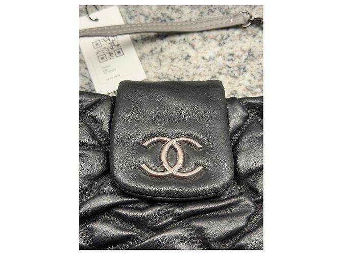 Chanel Borsa Hobo in pelle trapuntata nera Beige - vista 3