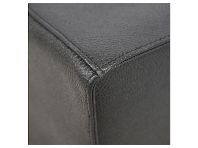 Vanity Beauty case in pelle di vitello martellata nera Chanel Nero - vista 6