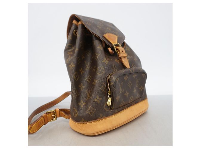 Zaino Louis Vuitton Monogram Montsouris MM Marrone - vista 2