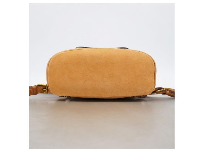 Zaino Louis Vuitton Monogram Montsouris MM Marrone - vista 3