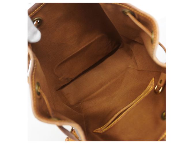 Zaino Louis Vuitton Monogram Montsouris MM Marrone - vista 4