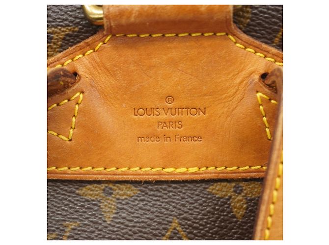 Zaino Louis Vuitton Monogram Montsouris MM Marrone - vista 5