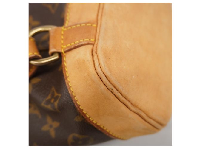 Zaino Louis Vuitton Monogram Montsouris MM Marrone - vista 6