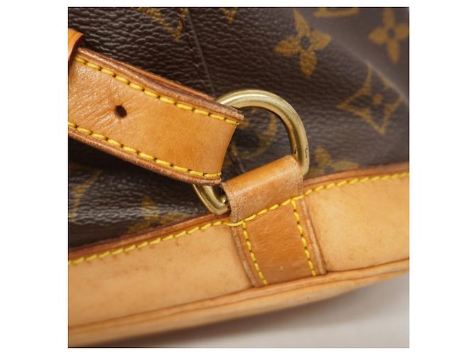 Zaino Louis Vuitton Monogram Montsouris MM Marrone - vista 9