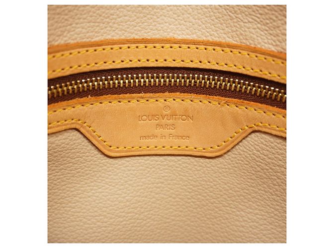 Borsa Tote Louis Vuitton Monogram Bucket PM Marrone - vista 5