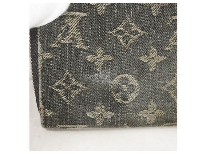 Louis Vuitton Monogram Denim Zippy Wallet Schwarz - Ansicht 7