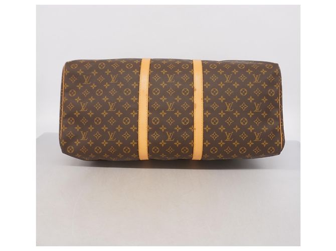Keepall Borsa Boston marrone Louis Vuitton - vista 3