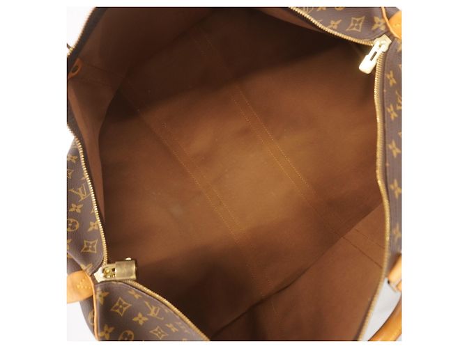 Keepall Borsa Boston marrone Louis Vuitton - vista 4