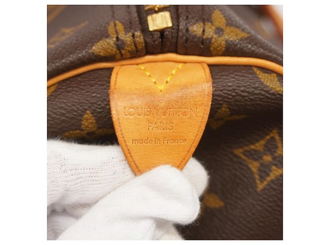 Keepall Borsa Boston marrone Louis Vuitton - vista 5