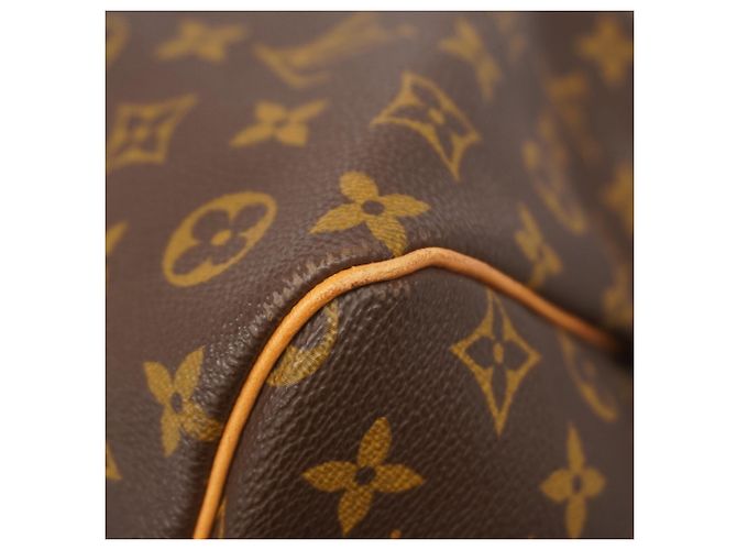 Keepall Borsa Boston marrone Louis Vuitton - vista 8