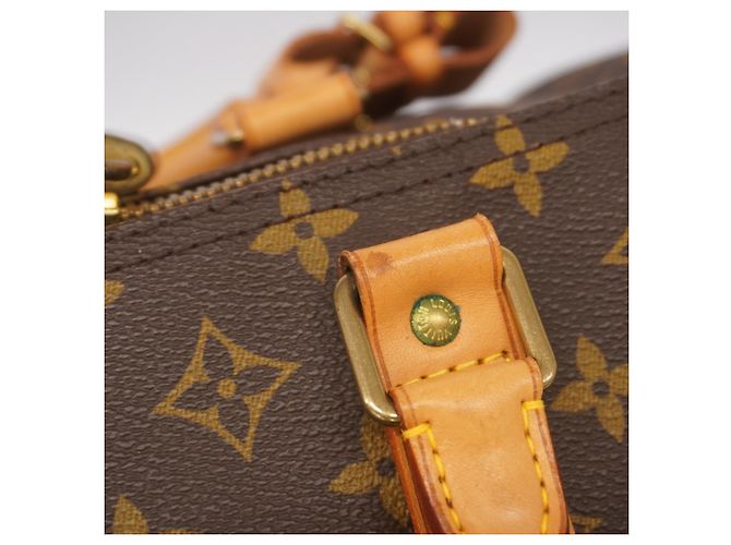 Keepall Borsa Boston marrone Louis Vuitton - vista 9