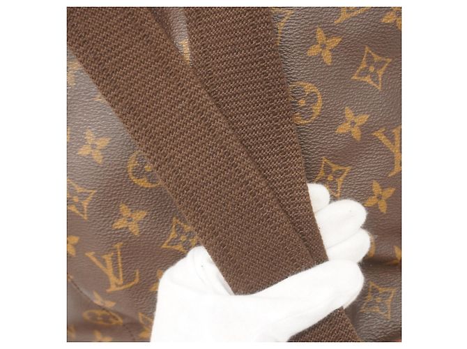 Zaino Louis Vuitton Monogram Montsouris GM Marrone - vista 10