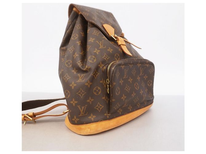 Zaino Louis Vuitton Monogram Montsouris GM Marrone - vista 2