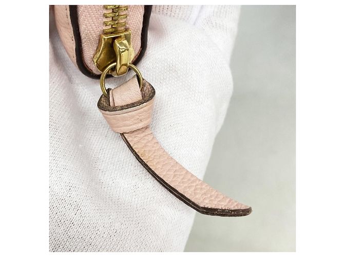 Cartera Long Clemence Monogram Empreinte Louis Vuitton Rosa - vista 7