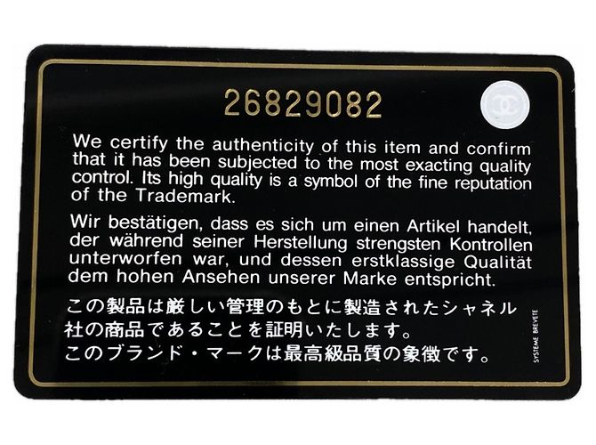 Timeless Langer schwarzer Chanel Geldbeutel - Ansicht 8