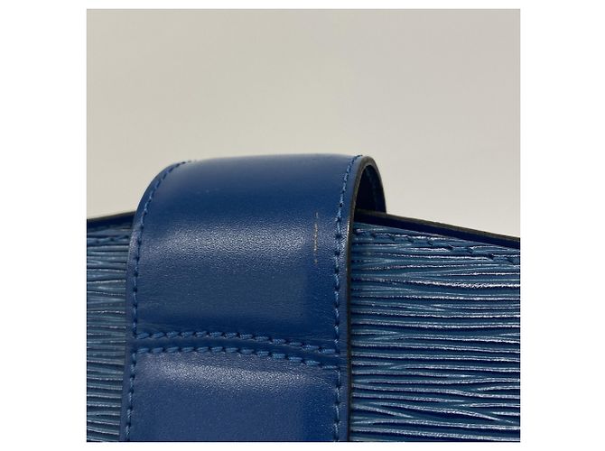 Borsa a tracolla Louis Vuitton Epi Cluny in Toledo Blue - vista 10