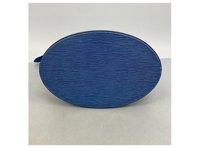 Borsa a tracolla Louis Vuitton Epi Cluny in Toledo Blue - vista 3