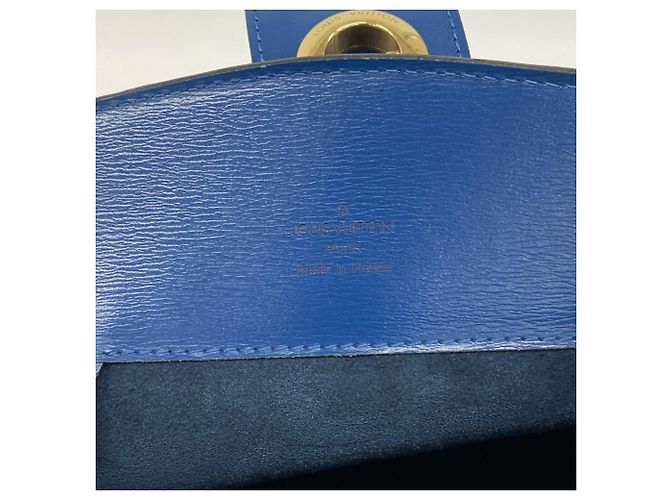 Borsa a tracolla Louis Vuitton Epi Cluny in Toledo Blue - vista 5