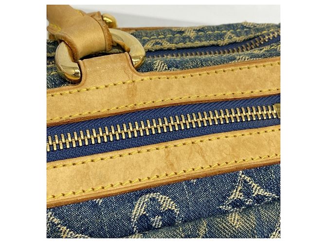 Borsa Louis Vuitton Monogram Denim Neo Speedy Blu - vista 10