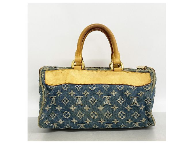 Borsa Louis Vuitton Monogram Denim Neo Speedy Blu - vista 14