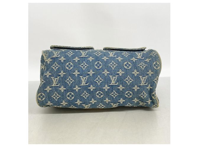 Borsa Louis Vuitton Monogram Denim Neo Speedy Blu - vista 3