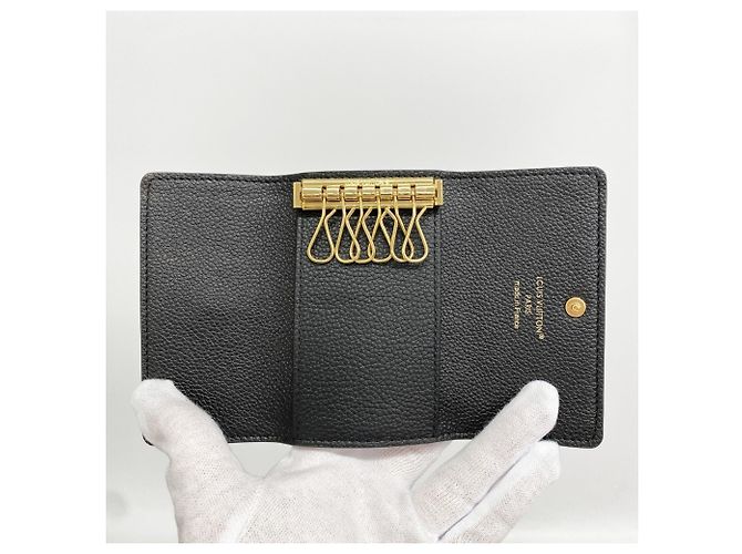 Louis Vuitton Monogram Empreinte Schlüsseletui Schwarz - Ansicht 3