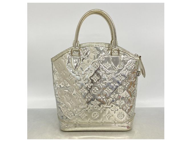 Borsa Louis Vuitton Monogram Miroir Lockit Argento - vista 11