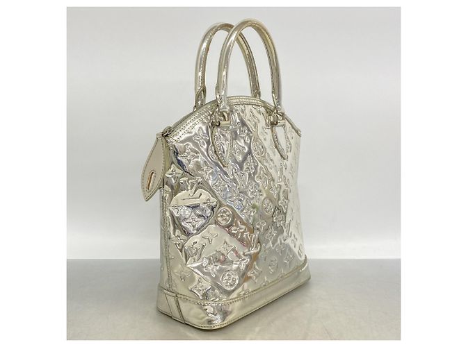 Borsa Louis Vuitton Monogram Miroir Lockit Argento - vista 2