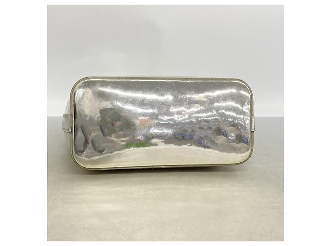 Borsa Louis Vuitton Monogram Miroir Lockit Argento - vista 3