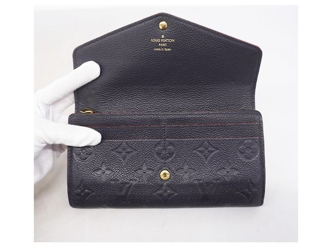 Louis Vuitton Monogram Empreinte Sarah Long Wallet Rot - Ansicht 9