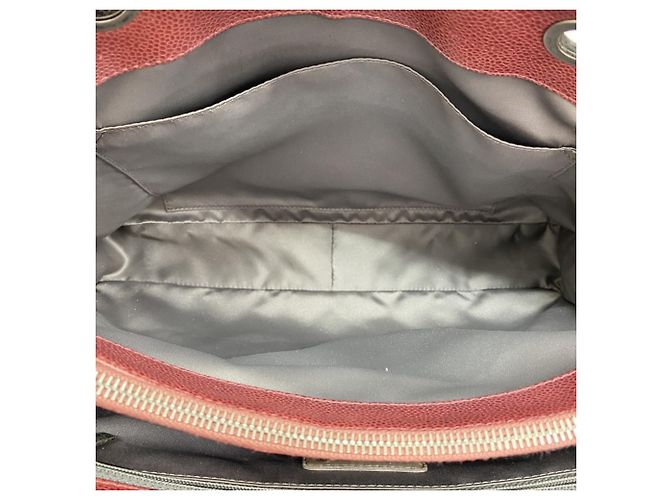 Borsa Tote Chanel Matelassé Chain Rosso - vista 10