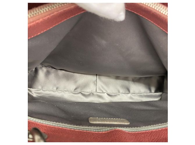 Borsa Tote Chanel Matelassé Chain Rosso - vista 4