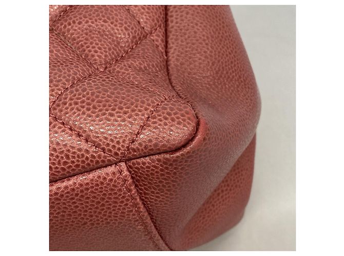 Borsa Tote Chanel Matelassé Chain Rosso - vista 6