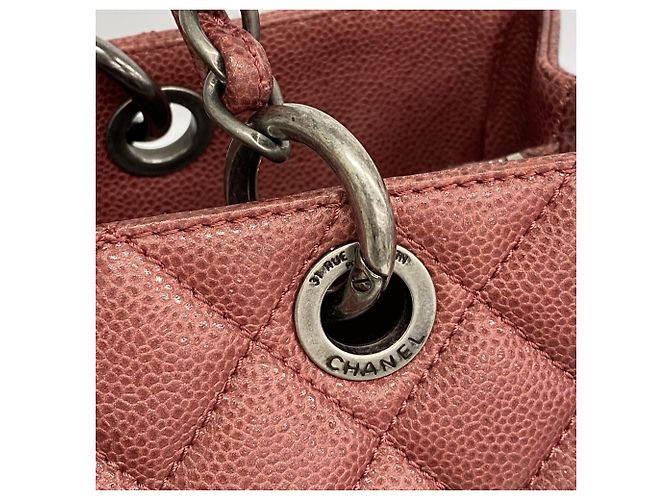 Borsa Tote Chanel Matelassé Chain Rosso - vista 7