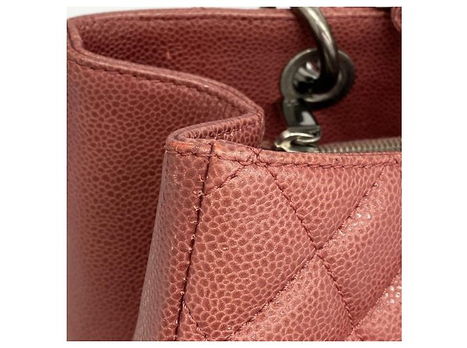 Borsa Tote Chanel Matelassé Chain Rosso - vista 8
