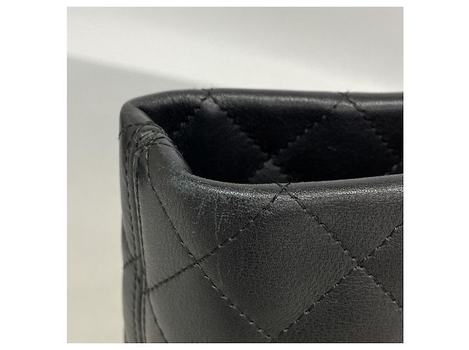 Chanel Cambon Shopper aus Lammleder Schwarz - Ansicht 7