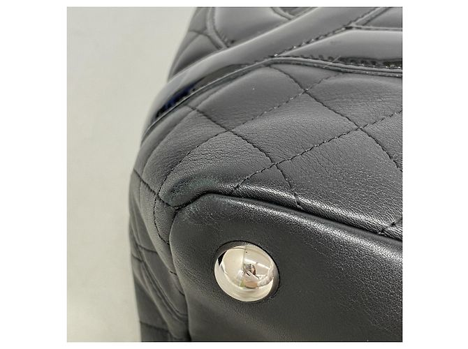 Chanel Cambon Shopper aus Lammleder Schwarz - Ansicht 8