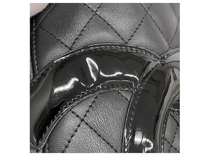 Chanel Cambon Shopper aus Lammleder Schwarz - Ansicht 9