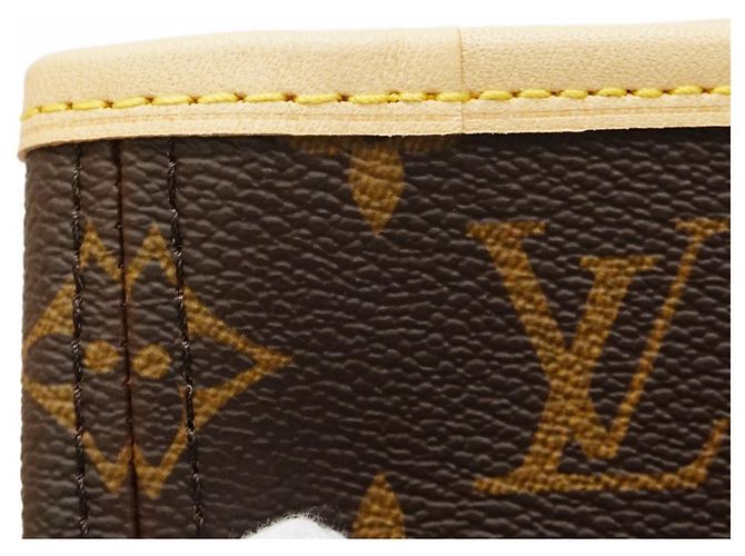Borsa Tote Louis Vuitton Monogram Neverfull MM Marrone - vista 6