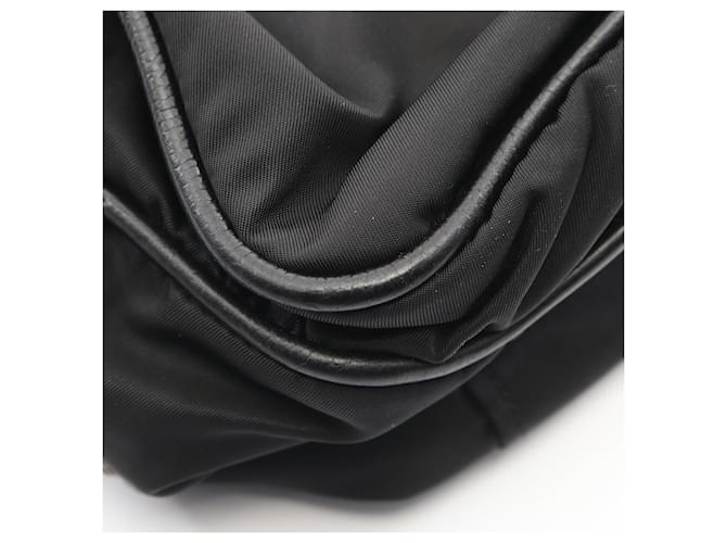 Borsa a tracolla Prada TESSUTO MIX Nero - vista 5