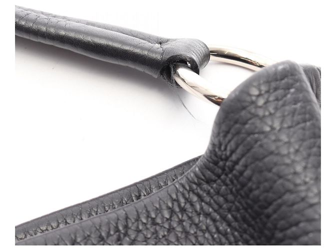 Borsa a mano in pelle nera Prada Nero - vista 7