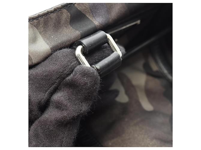 Borsa a 2 vie Prada Camouflage Multicolore Cachi - vista 11