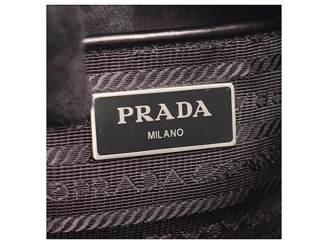 Borsa a 2 vie Prada Camouflage Multicolore Cachi - vista 4
