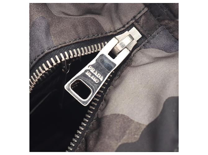 Borsa a 2 vie Prada Camouflage Multicolore Cachi - vista 5
