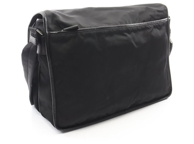 Borsa a tracolla in nylon Prada Nero - vista 2