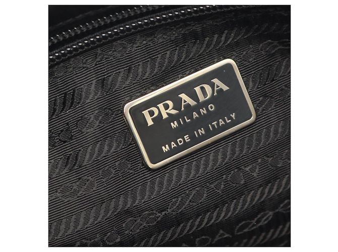 Borsa a tracolla in nylon Prada Nero - vista 4
