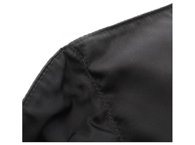 Saffiano Prada Triangle Logo Gürteltasche Schwarz - Ansicht 8