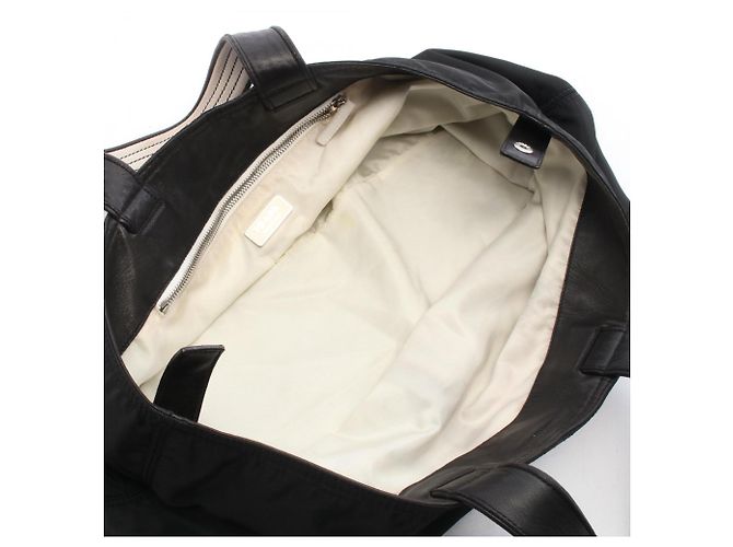 Prada Triangle Logo Tote Bag Handtasche Schwarz - Ansicht 3