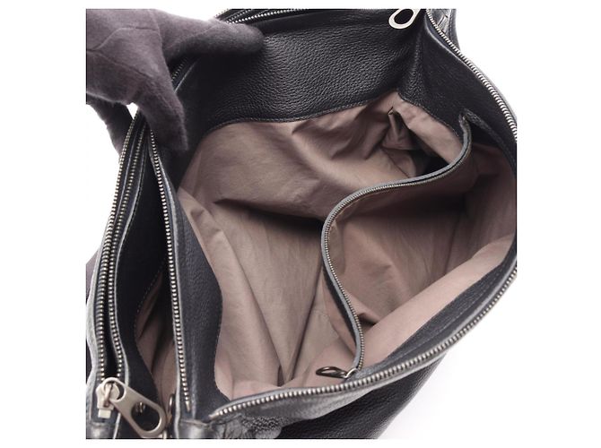 Borsa a Spalla Bottega Veneta Intrecciato Nero - vista 5