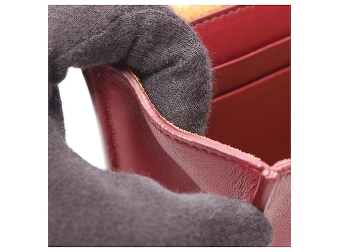 Borsa a tracolla mini Bottega Veneta Maxi Intrecciato Cassette Bordò - vista 6